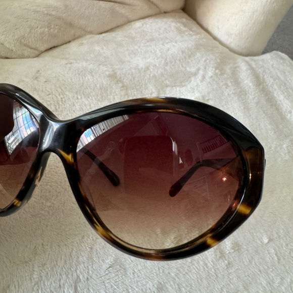 Oliver Peoples Oversized Tortoise Shell Sunglasses Handmade in Japan Luxury - Picture 7 of 10